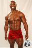 Abs red shorts